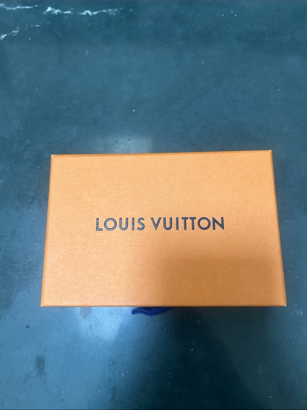 Louis Vuitton Orange Box with Black Logo